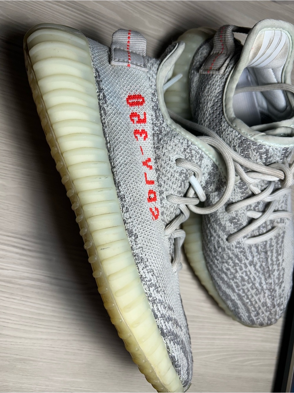 Adidas Yeezy boost 350 V2 gray size 6 used - Picture 1 of 5